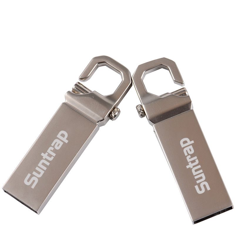 Keychain metal U disk customized security encryption logo can be printed wholesale metal U disk 