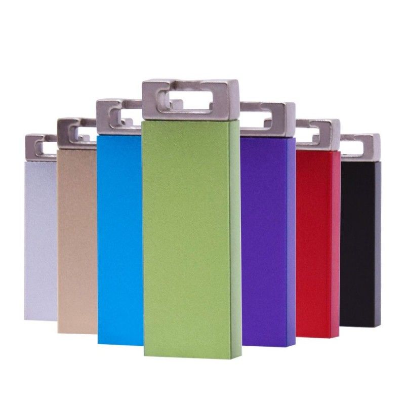 Mini Metal creative U-disk customized Keychain metal right angle U-disk logo laser engraving U-disk 