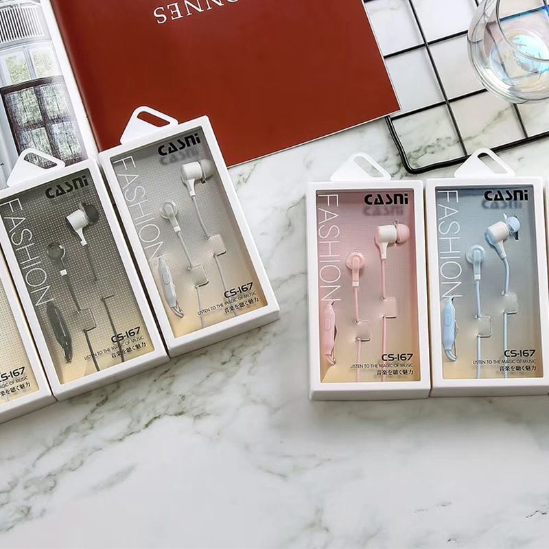 Cs-167 wired earphone, heavy bass tuning earplug, ...