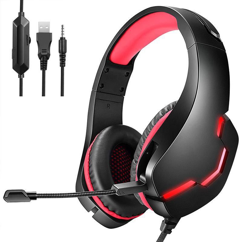 Cross border popular J10 wired headset computer game headset 