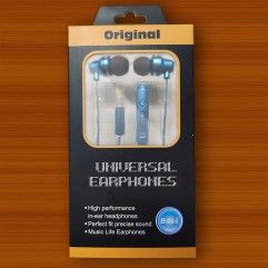 Metal subwoofer wire controlled earphone mobile ph...