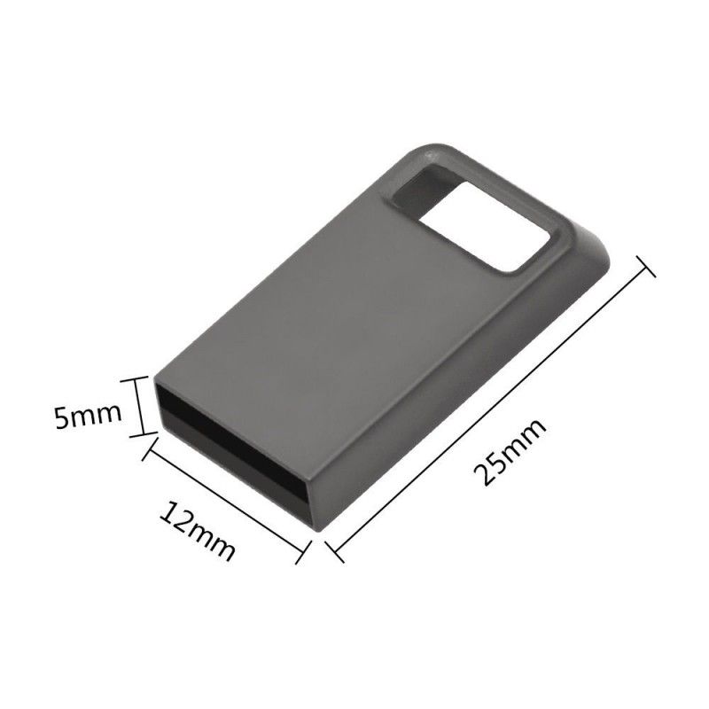 Mini Metal U-disk custom Keychain metal U-disk logo laser engraving U-disk 