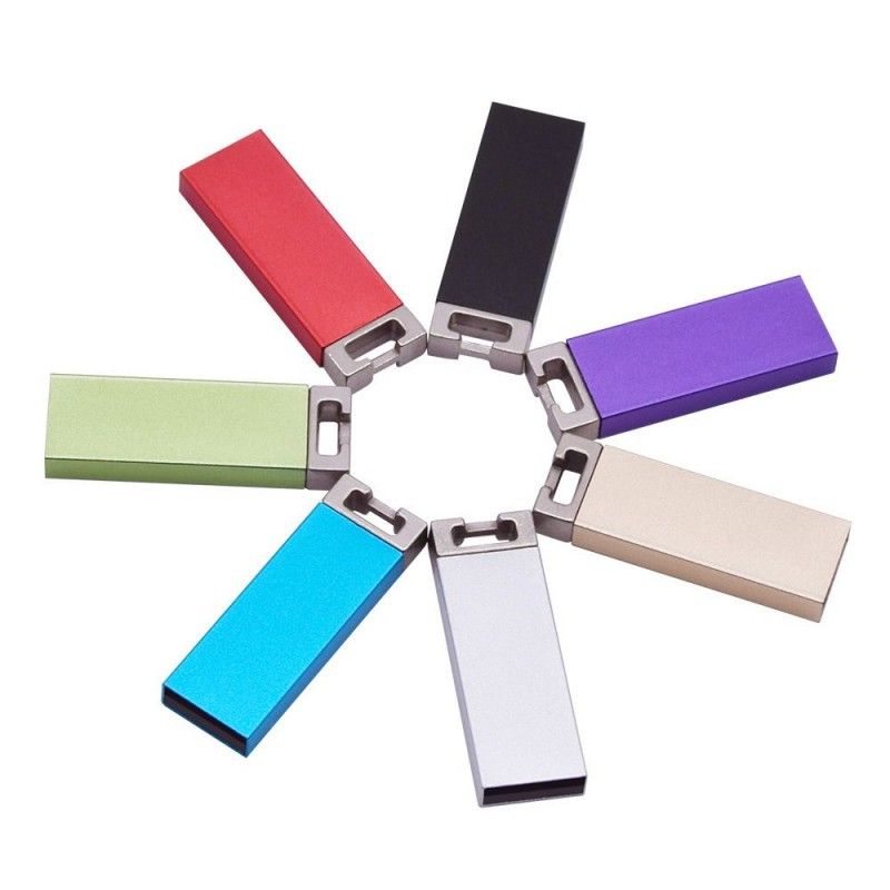Mini Metal creative U-disk customized Keychain metal right angle U-disk logo laser engraving U-disk 