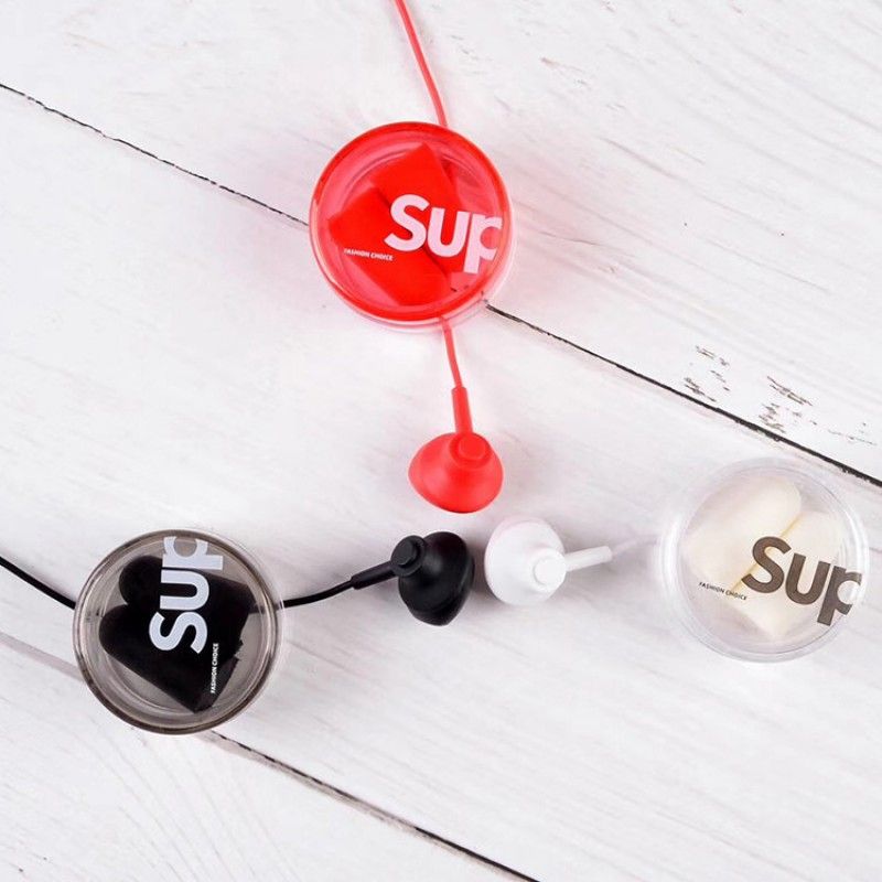 New e-195 earphone with anti noise earplug student sports music game earphone wholesale 