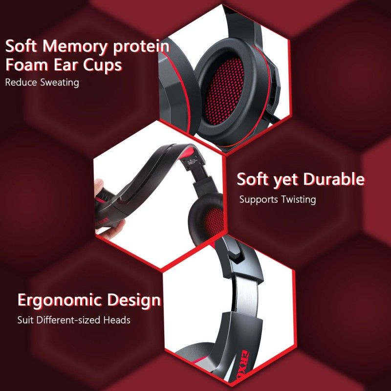 Spot cross border erxungj5 electronic competition headset with MCL mobile phone computer game headset 