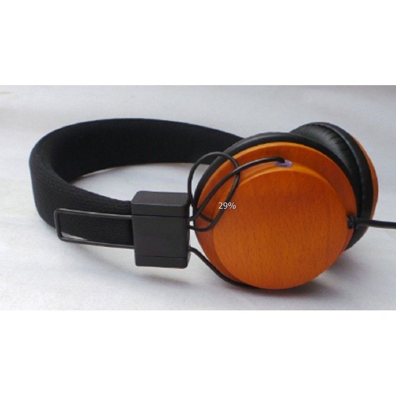 Supply of headset computer headset wooden headset lx-100 wooden folding headset 