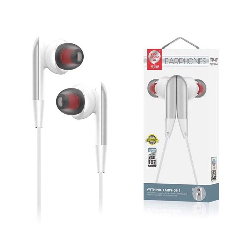 New ysk-107 pure color headphones by wire game music fashion high quality student stereo headphones wholesale