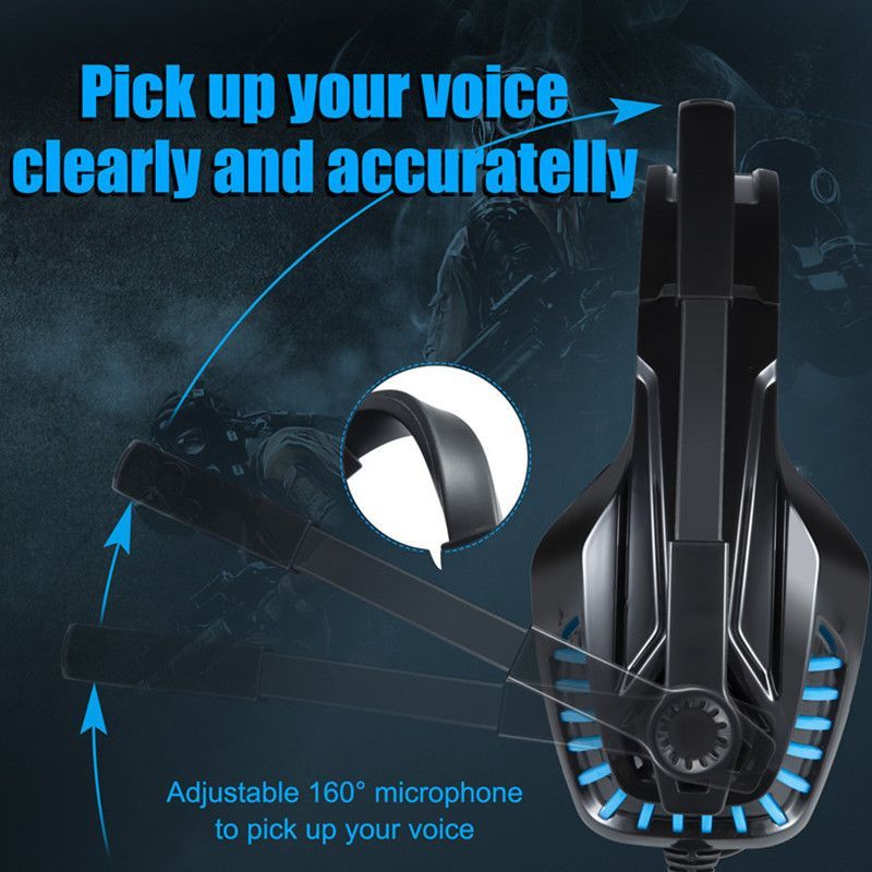 Cross border spot hunterspider headset 3.5 + USB single port headset PS4 