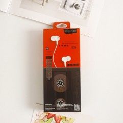 Moshan E24 high quality carton packaging earphone ...