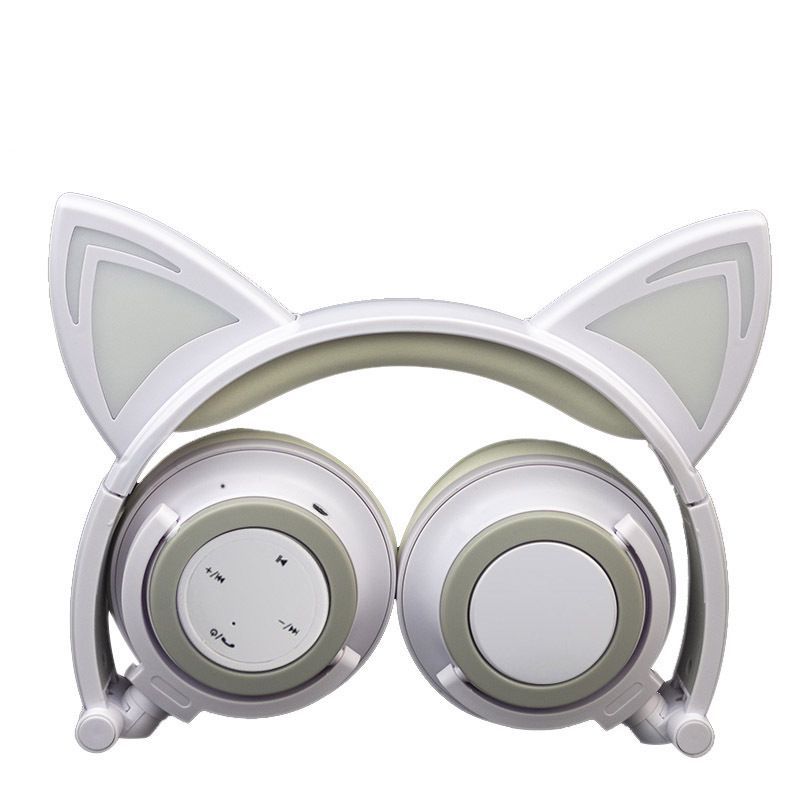 E-commerce boom manufacturers wholesale hair cat ear Bluetooth hair bald children's cartoon mobile phone computer headset 