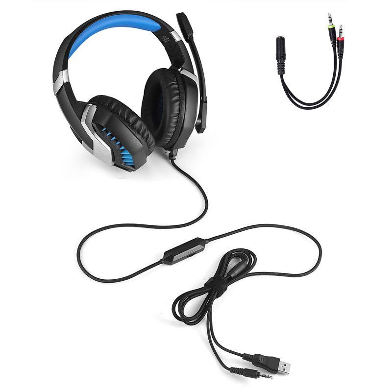 Factory's new cross border products: headset, cable, game, PS4 headset, laptop, light-emitting headset 