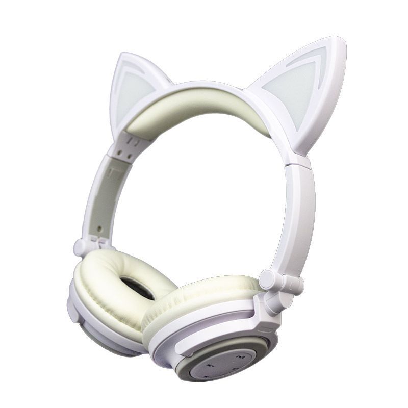 E-commerce boom manufacturers wholesale hair cat ear Bluetooth hair bald children's cartoon mobile phone computer headset 