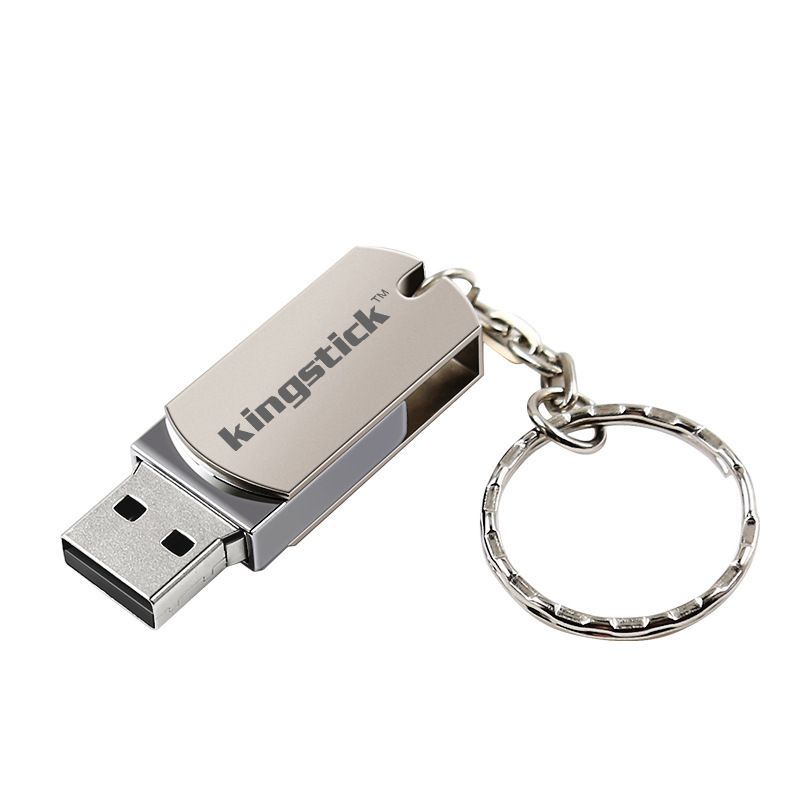 Metal rotary U-disk 2019 new portable fashion metal rotary customizable wholesale U-disk 