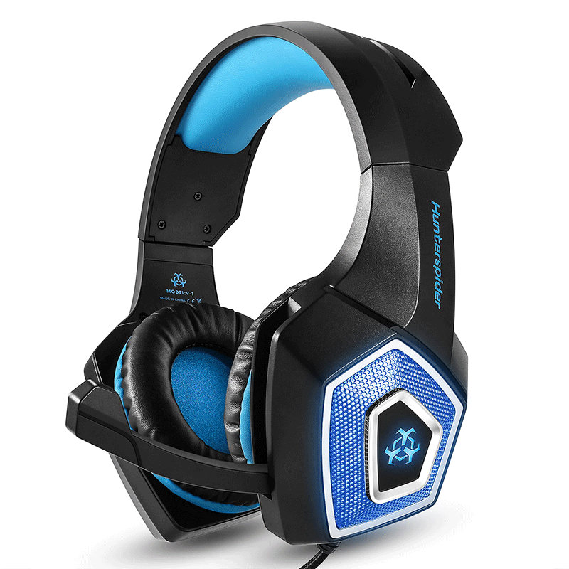 Cross border popular game headset manufacturers wholesale RGB colorful computer PS4 mobile phone headset 