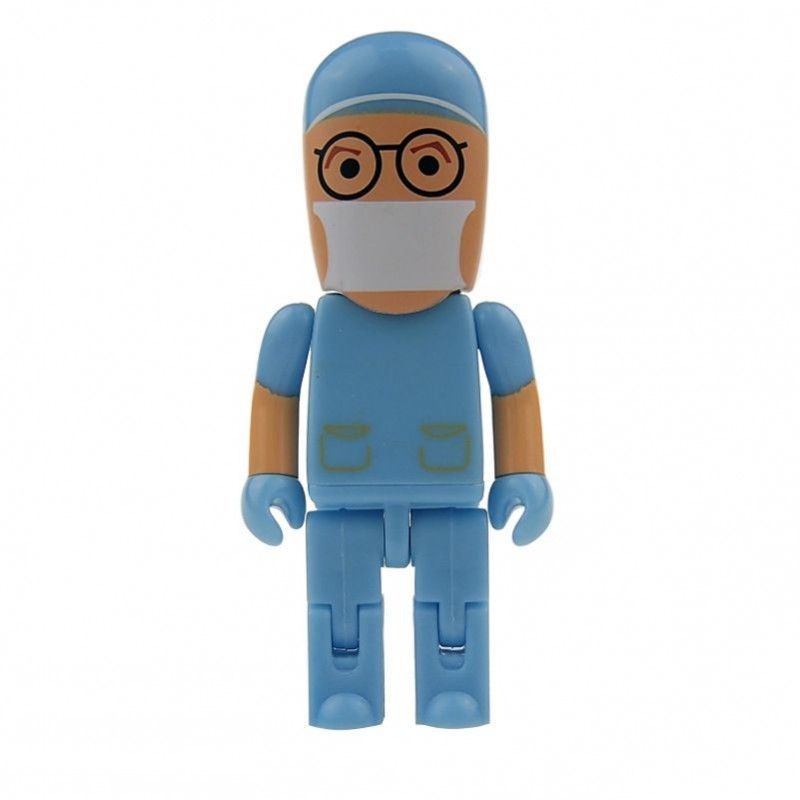 Plastic color printing U disk doctor logo gift 