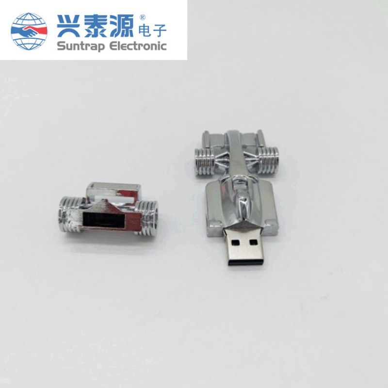 F1 racing U-disk 2019 new U-disk customized design can add silk screen engraving logo metal model U-disk 