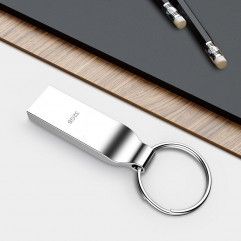 Customized metal Keyring U disk can be printed wit...