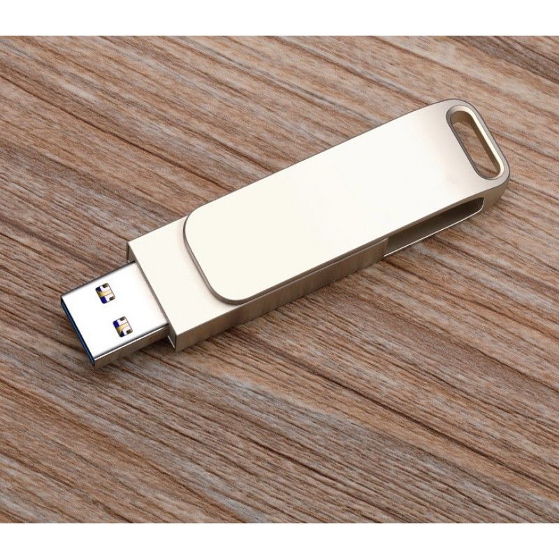 High grade beautiful metal zinc alloy rotary U-disk PR gift free laser engraving U-disk 
