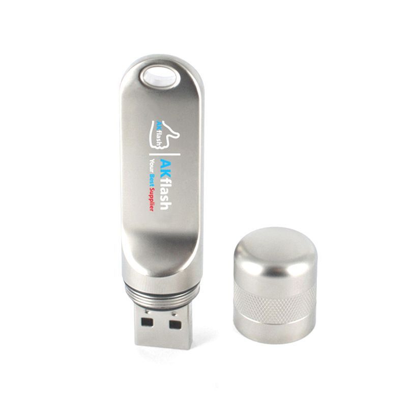 Metal microphone U disk portable shock proof and waterproof USB3.0 Logo Metal U disk 