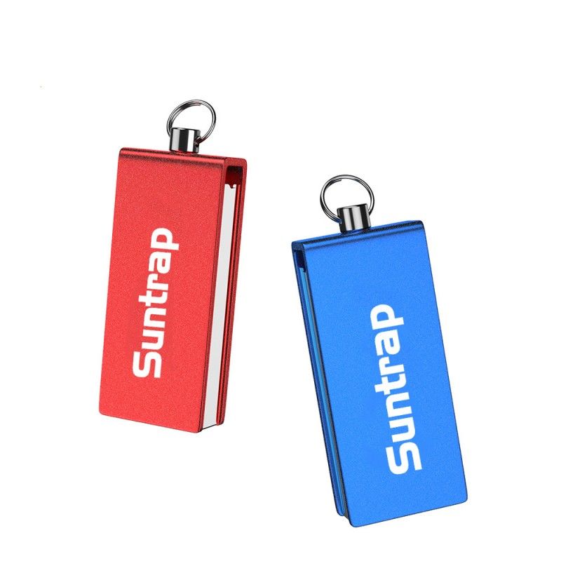 Manufacturers spot metal rotating small U-disk can be OEM customized creative personality logo, a variety of color capacity U-disk 