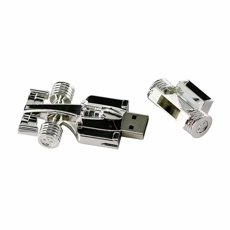 F1 racing U-disk 2019 new U-disk customized design can add silk screen engraving logo metal model U-disk 