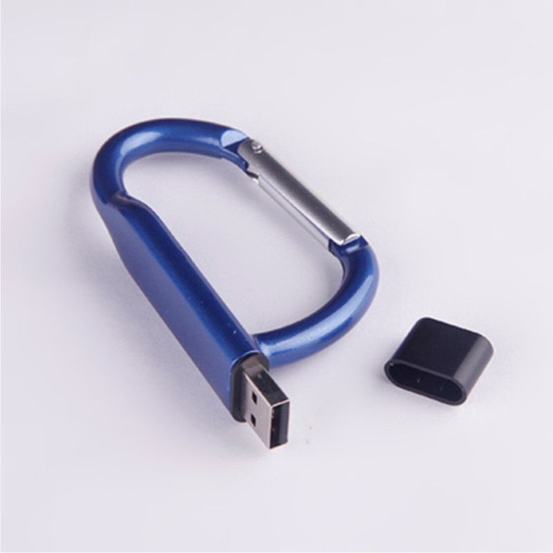 Metal mountaineering buckle U-disk 2019 new U-disk customized design can be wholesale printed logo mountaineering supporting U-disk 