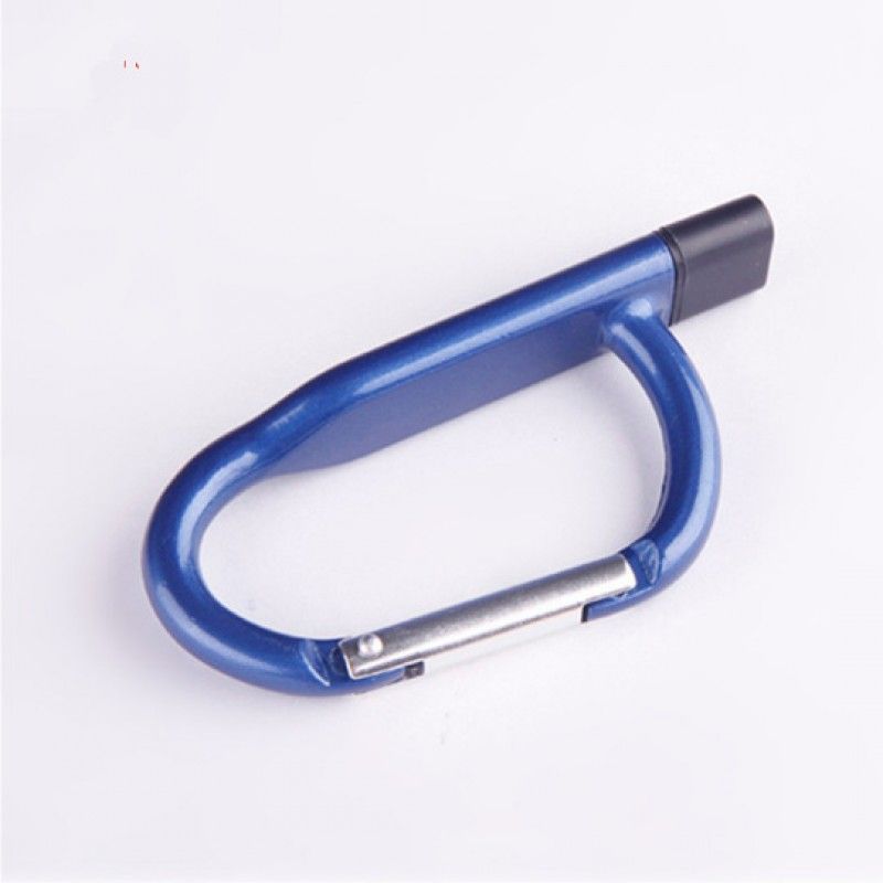 Metal mountaineering buckle U-disk 2019 new U-disk customized design can be wholesale printed logo mountaineering supporting U-disk 