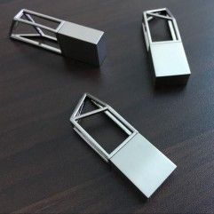 Metal hollow U-disk 2020 new U-disk customized des...