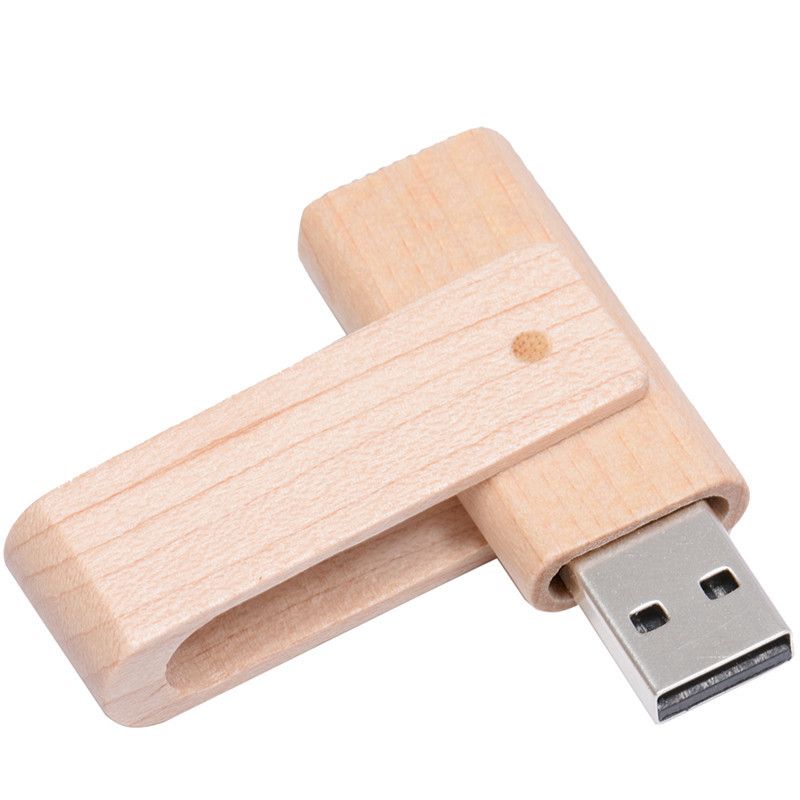 Manufacturers stock wood U disk custom USB2.0 creative wood U disk gift U disk high speed U disk 32g64g 