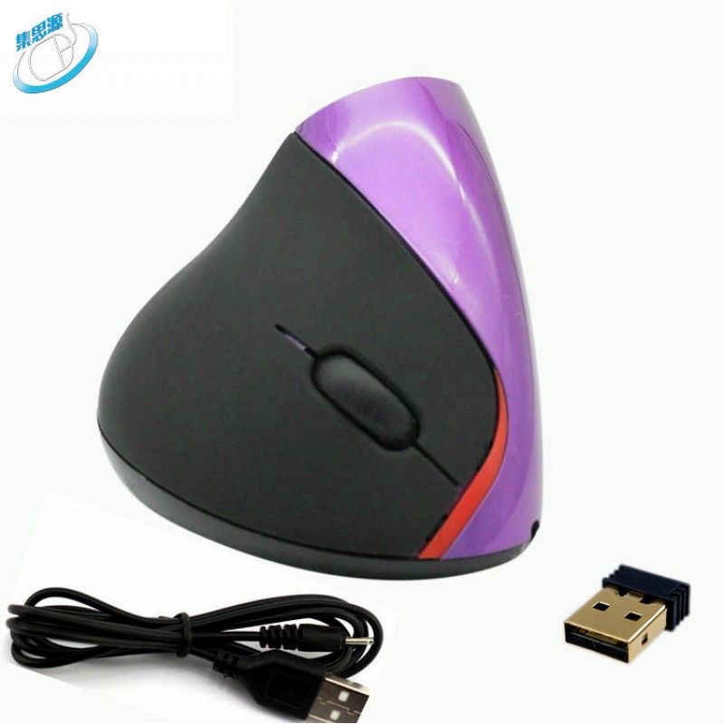 Wireless charging vertical mouse healthy vertical ergonomics 5-button hand holding desktop mouse gift wholesale 