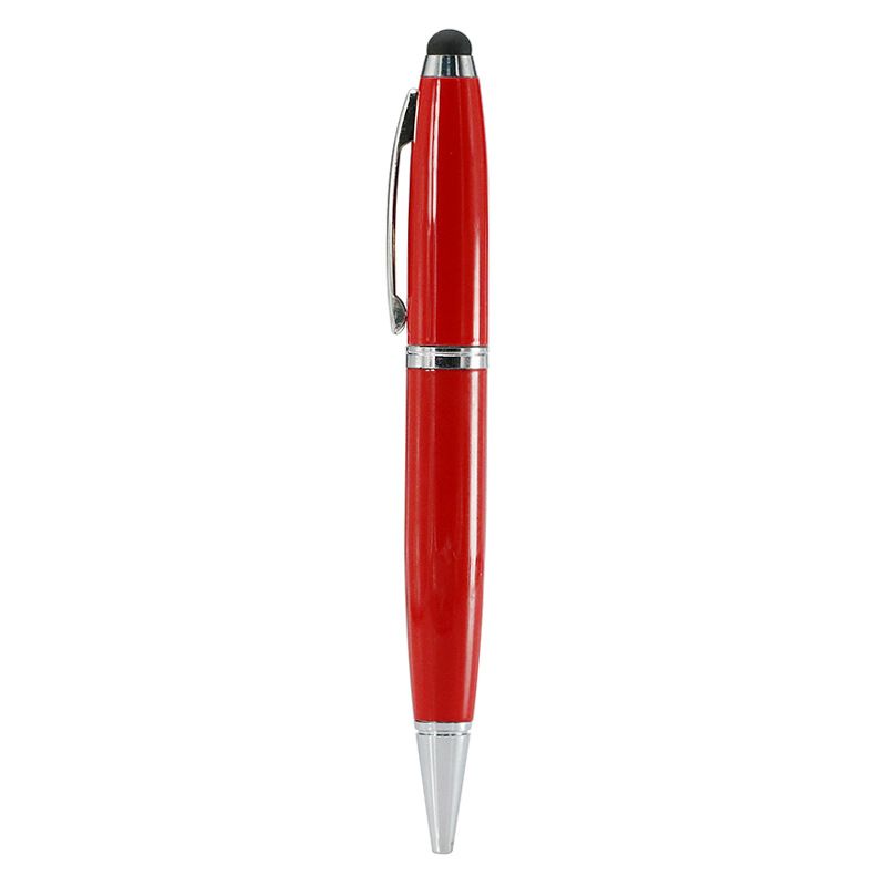 Metal touch screen capacitive pen U disk custom ballpoint pen U disk logo laser engraving U disk 
