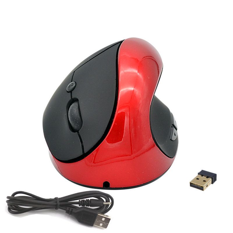 Foreign trade supply vertical creative handheld personalized mouse wireless charging vertical notebook computer office mouse 