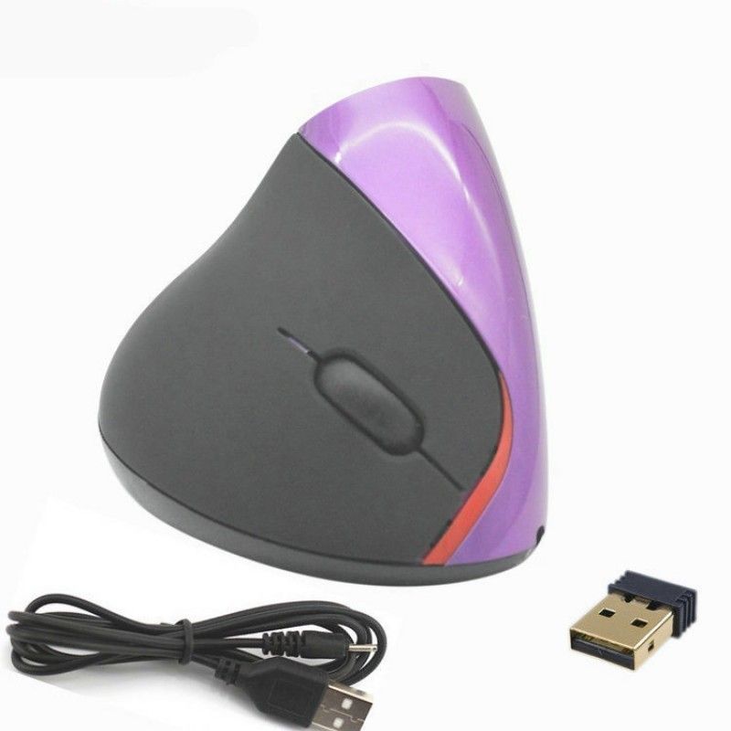 Wireless charging vertical mouse healthy vertical ergonomics 5-button hand holding desktop mouse gift wholesale 
