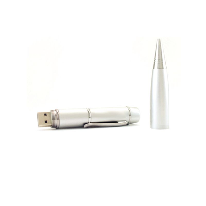 Factory spot creative metal laser pen U disk can add logo writing pen U disk plastic U disk quality assurance 