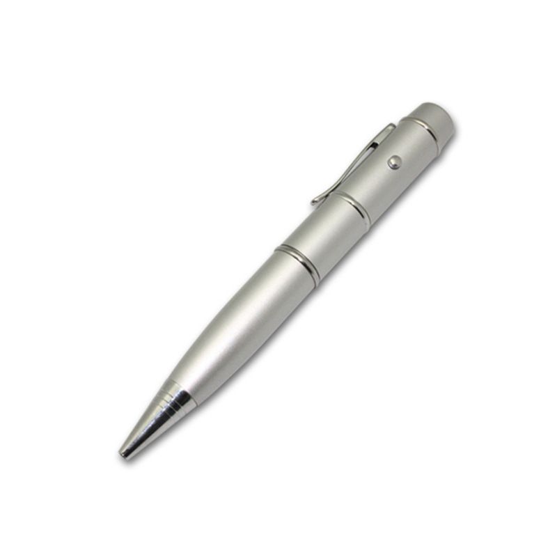 Factory spot creative metal laser pen U disk can add logo writing pen U disk plastic U disk quality assurance 