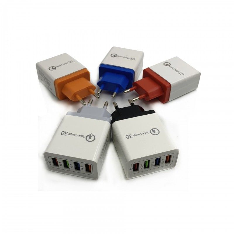 4USB mobile phone charger 5v3a multi port charger