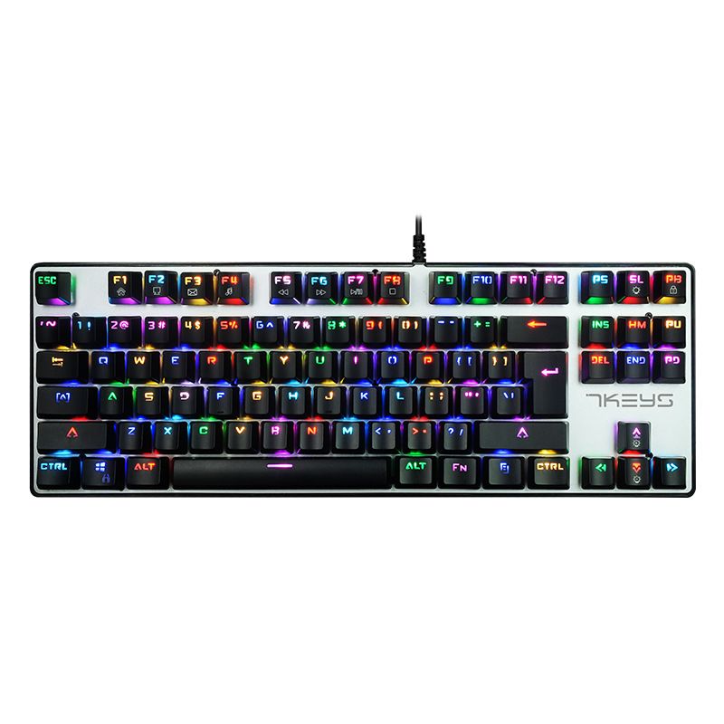 Direct G20 backlight mechanical keyboard 87 key RGB real mechanical keyboard green axis wired keyboard