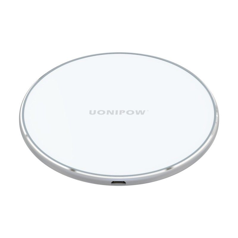 Manufacturers hot 10W compatible 7.5W mobile phone wireless fast charging round lightweight ultra thin wireless charger