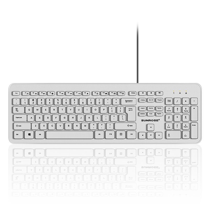 Universal USB interface wired waterproof chocolate keyboard for notebook computer 