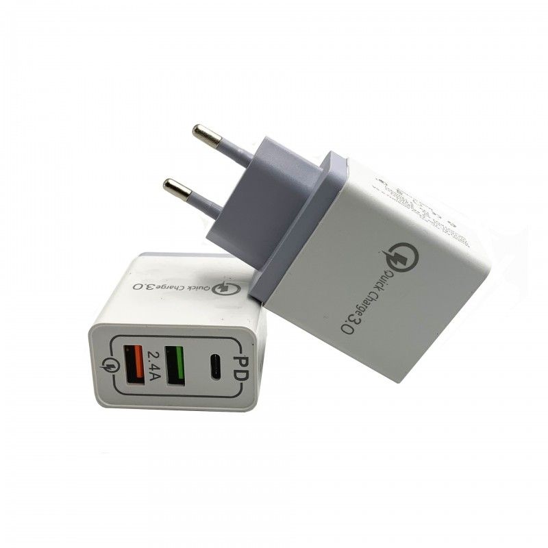 PD charging + qc3.0 fast charging charger type-c2....
