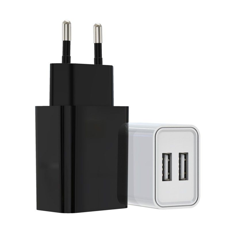 3C certification Dual Port USB mobile phone charger 5000m certification standard mobile phone flat universal fast charging head