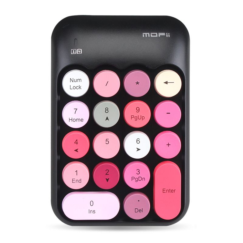 Cross border hot sale 2.4G wireless numeric keyboard Mini powder financial keyboard Office Cashier dedicated numeric keyboard
