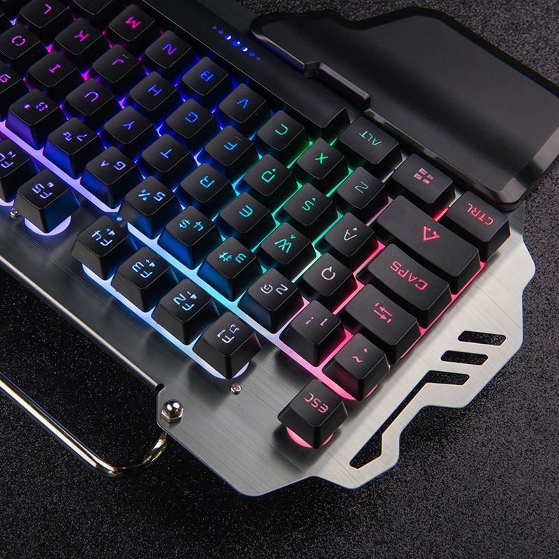 Seven products pk-900 keyboard eat chicken artifact Jedi survival lol metal game keyboard backlight keyboard Office