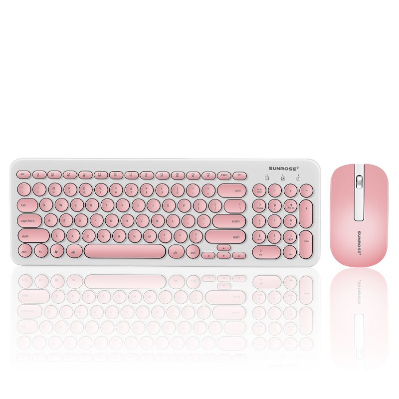 T85 wireless keyboard and mouse set colorful keyboard and mouse set desktop notebook universal set 