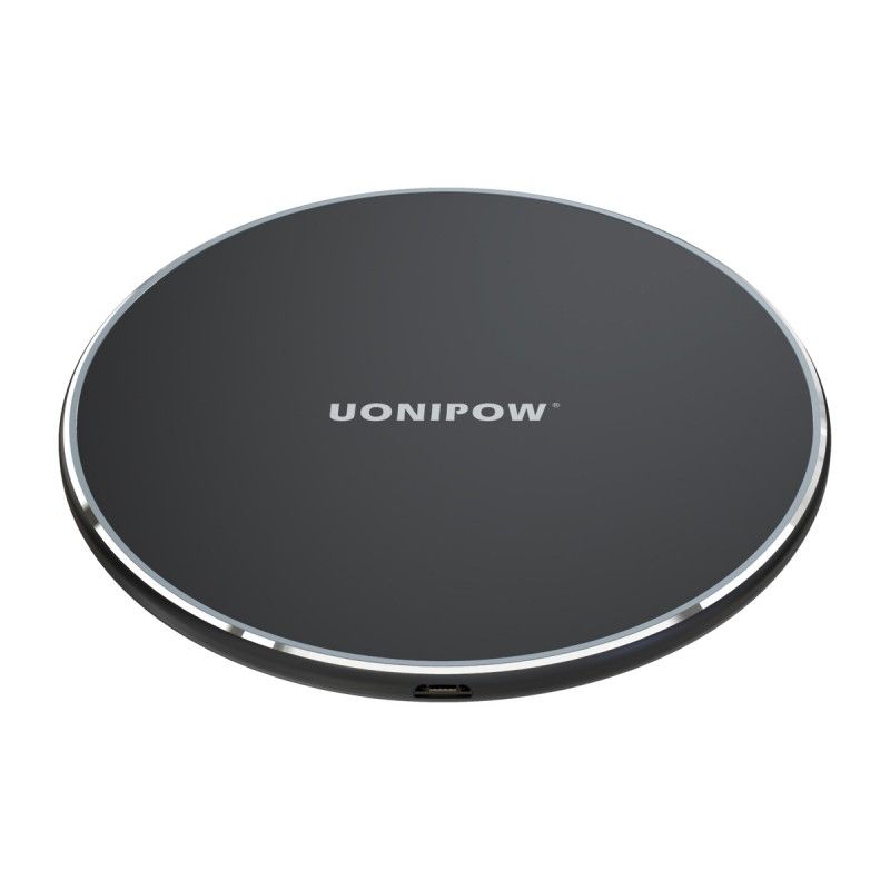 Manufacturers hot 10W compatible 7.5W mobile phone wireless fast charging round lightweight ultra thin wireless charger