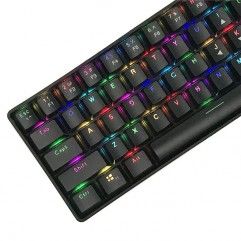 Mini green axis mechanical keyboard 61 key wired d...