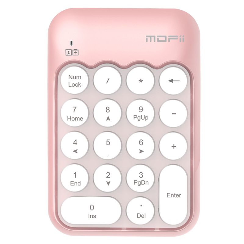 Cross border hot sale 2.4G wireless numeric keyboard Mini powder financial keyboard Office Cashier dedicated numeric keyboard