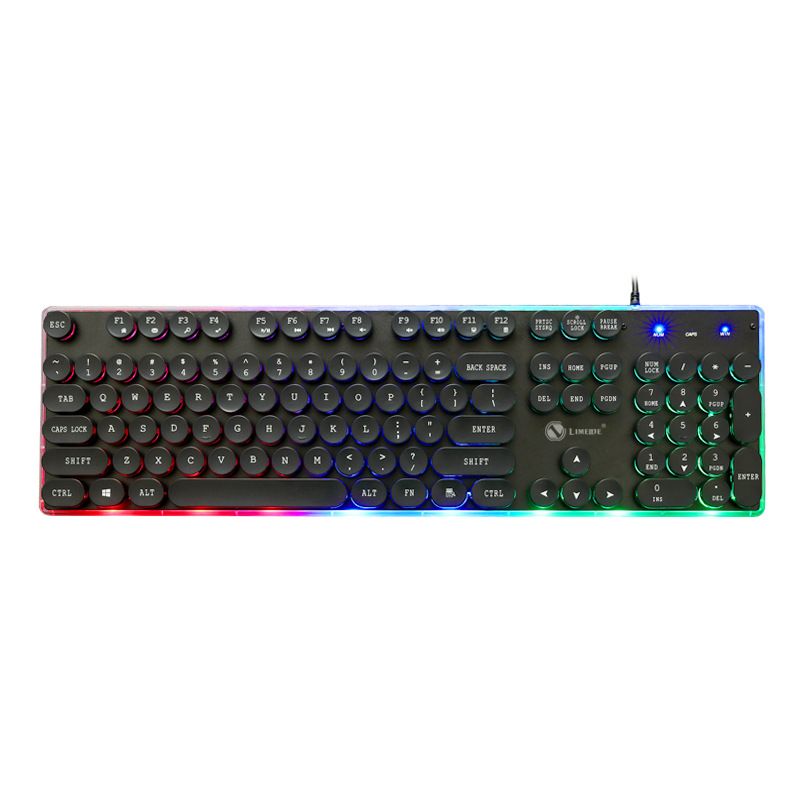 Factory direct gk102 punk Keyboard USB wired mechanical light game keyboard waterproof retro wholesale 