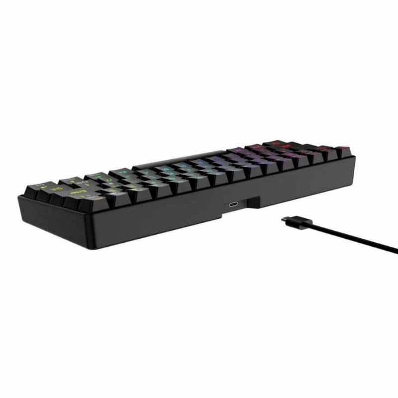 Mini green axis mechanical keyboard 61 key wired dual-mode notebook desktop computer game electronic competition Office General