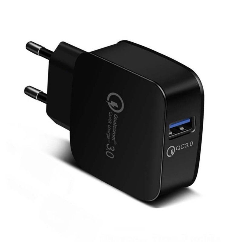 Bread European and American mobile phone travel charger qc3.0 fast charging head qc3.0 fast charging charger